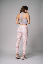 Pink Camo print side pockets legging