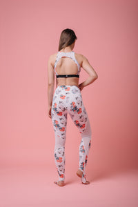 Flower Mesh Legging