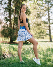 Skort Blue Floral