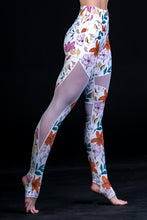 Alba Mesh legging White- Flowers - Beat Outdoor Gear