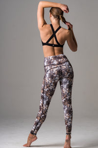 High Waist Legging Leo print