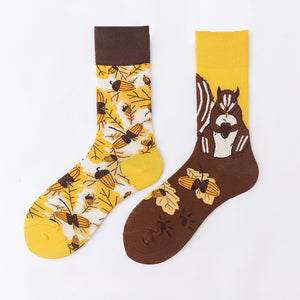 Ma Vie Fun Socks gift box-Asymmetrical 3- Pack#2