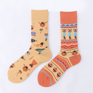 Ma Vie Fun Socks gift box-Asymmetrical 3- Pack#2