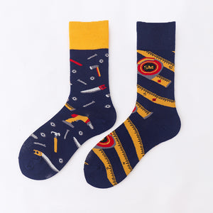 Ma Vie Fun Socks gift box-Asymmetrical 3- Pack#3